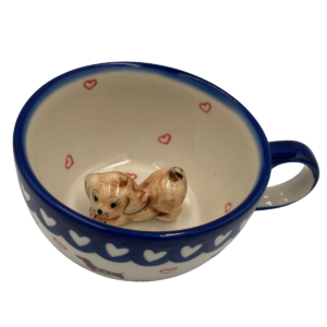 Filiżanka 0,4l Jumbo z misiem/pieskiem II gat.