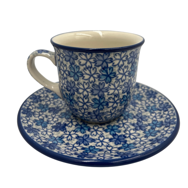 Filiżanka ceramiczna ze spodkiem 200 ml