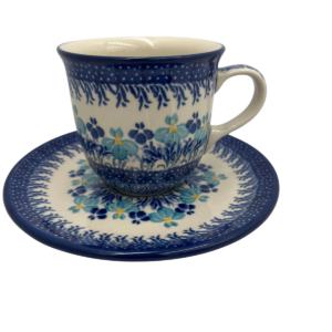 Filiżanka ceramiczna ze spodkiem 200 ml