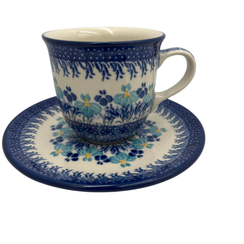 Filiżanka ceramiczna ze spodkiem 200 ml