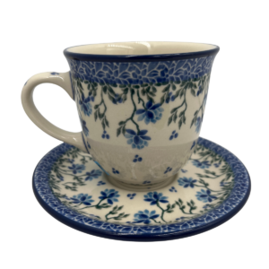 Filiżanka ceramiczna ze spodkiem 200 ml