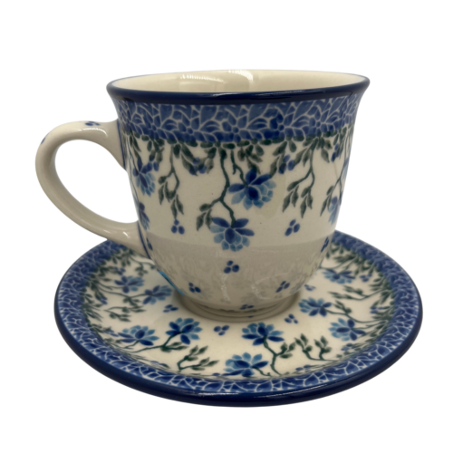 Filiżanka ceramiczna ze spodkiem 200 ml