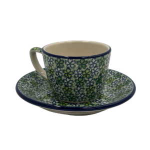 Filiżanka ceramiczna ze spodkiem 200 ml