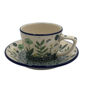 Filiżanka ceramiczna ze spodkiem 200 ml